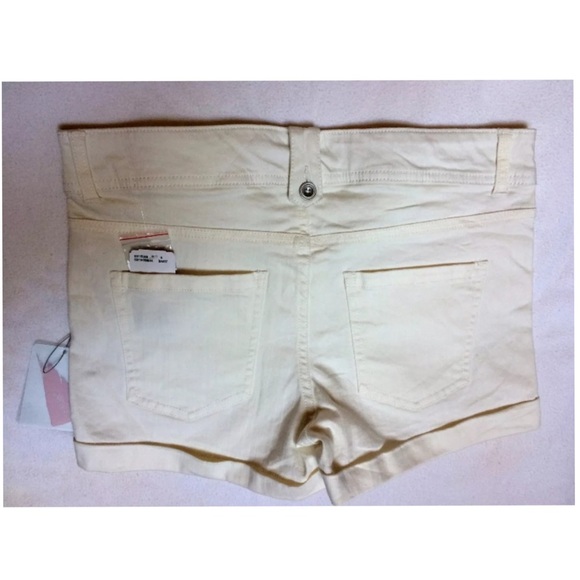 Forever 21 Denim Jean Shorts Size S White - Picture 3 of 5